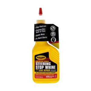 Rislone High Mileage Steering Stop Whine with Leak Repair 4604 Power Steering Fluid, 11.8 oz
